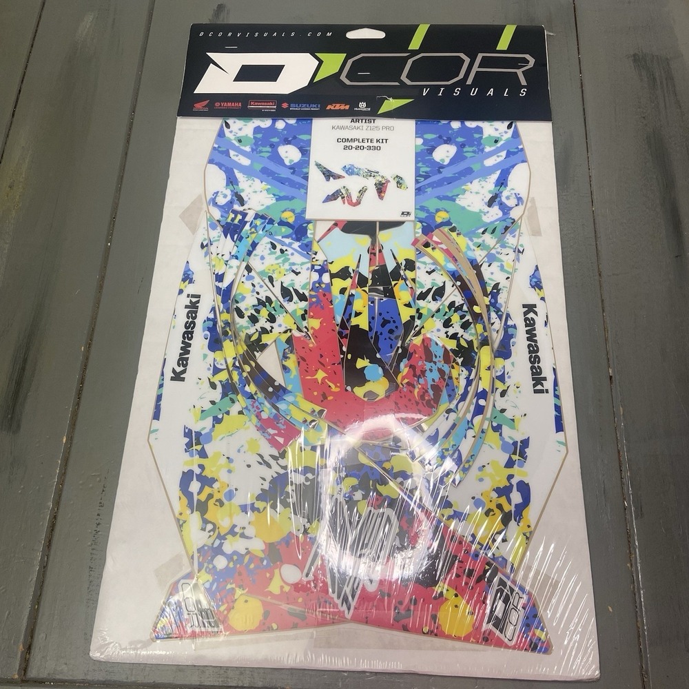 D'COR Visuals Kawasaki Z125 Pro (17-25) ARTIST Graphic Kit 20-20-330